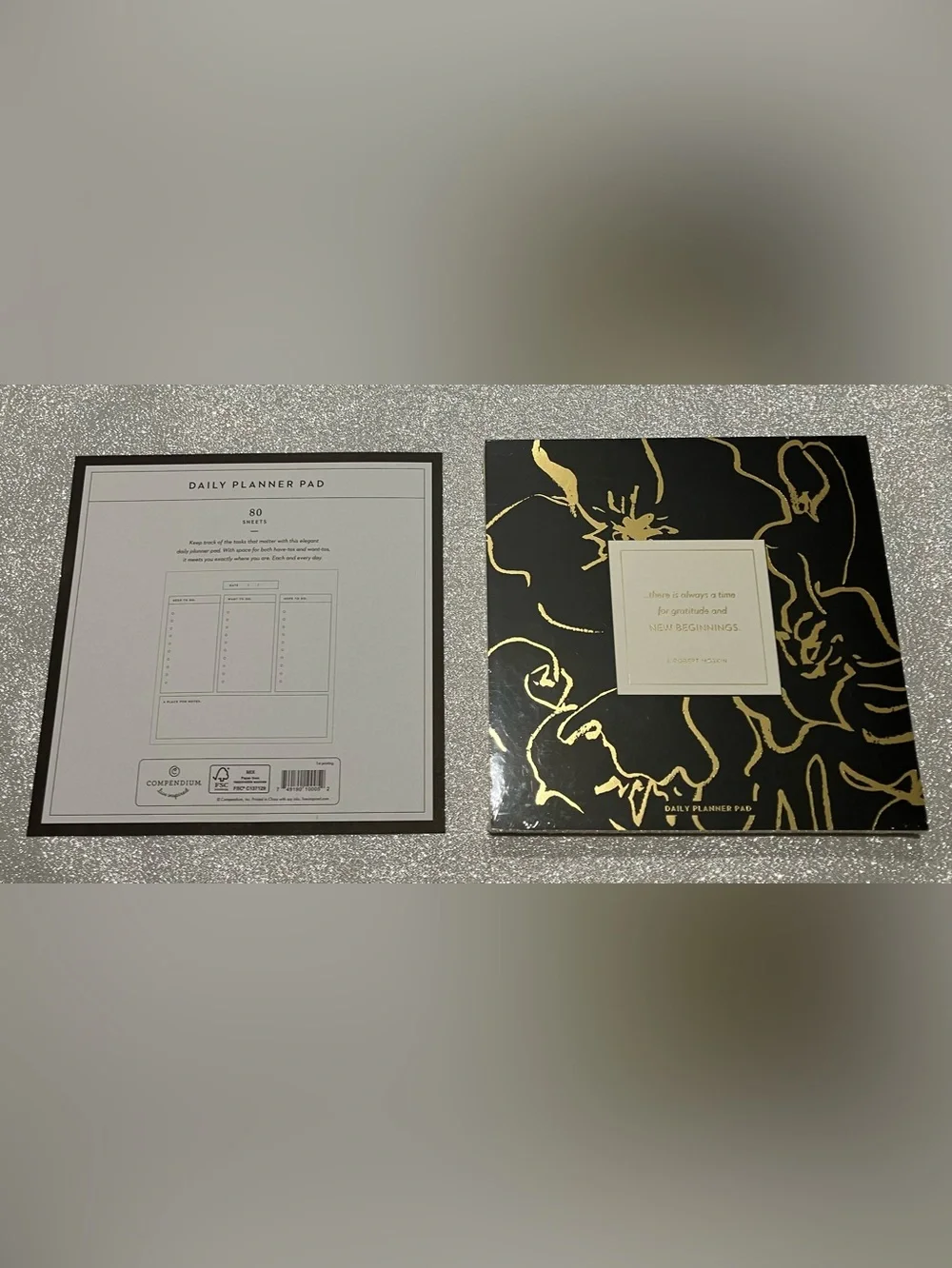 Compendium daily planner pad 80 pages NWT